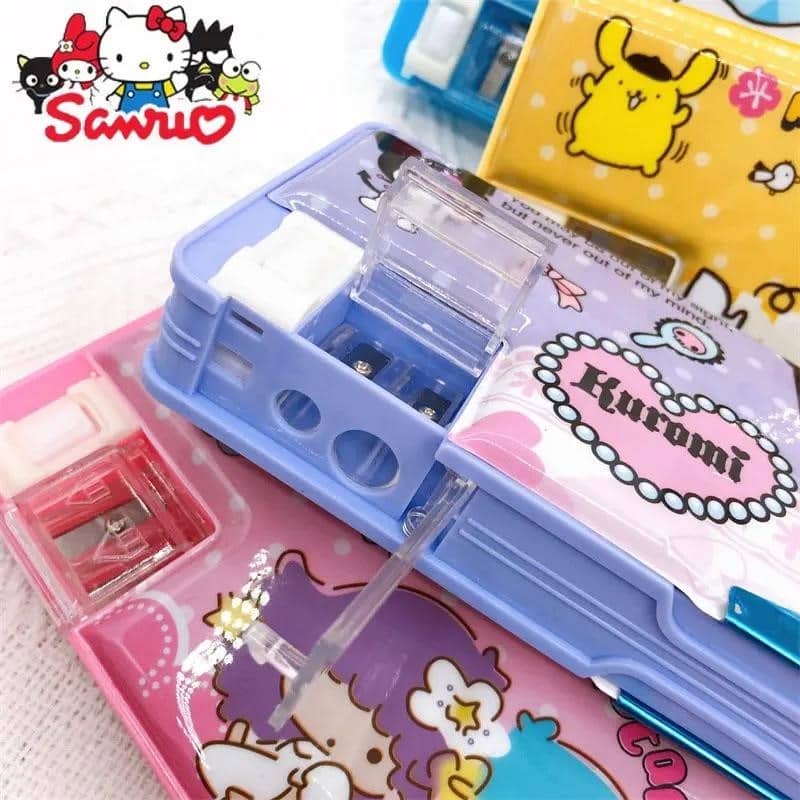 Sanrio Melody Kuromi Hello Kitty Cinnamoroll Pochacco Двустранен калъф ...
