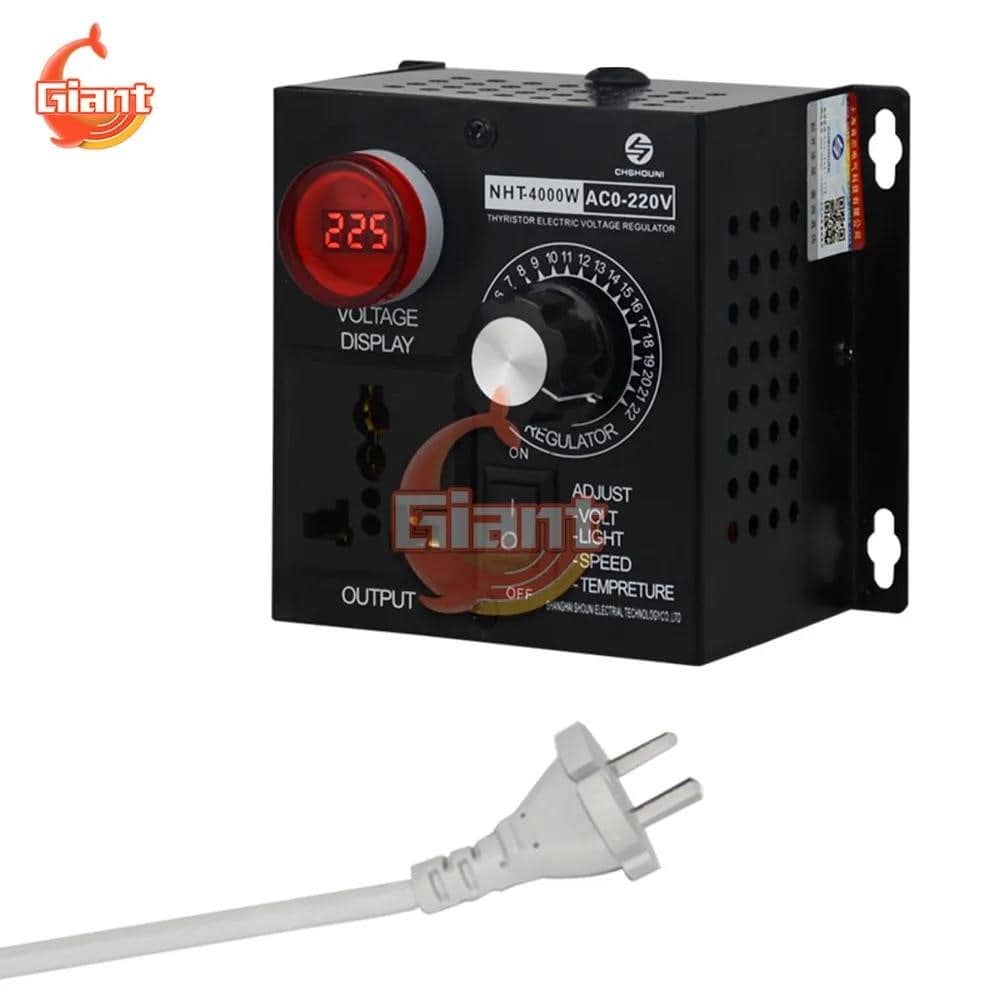 AC 220V 4000W регулатор на напрежение преносим регулатор на скоростта ...