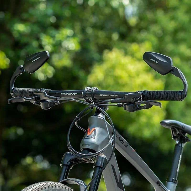 ROCKBROS Mountain Road Bike Mirror HD Folding Bicycle RearView Mirror 360 Looking Glass PC MTB RCSF