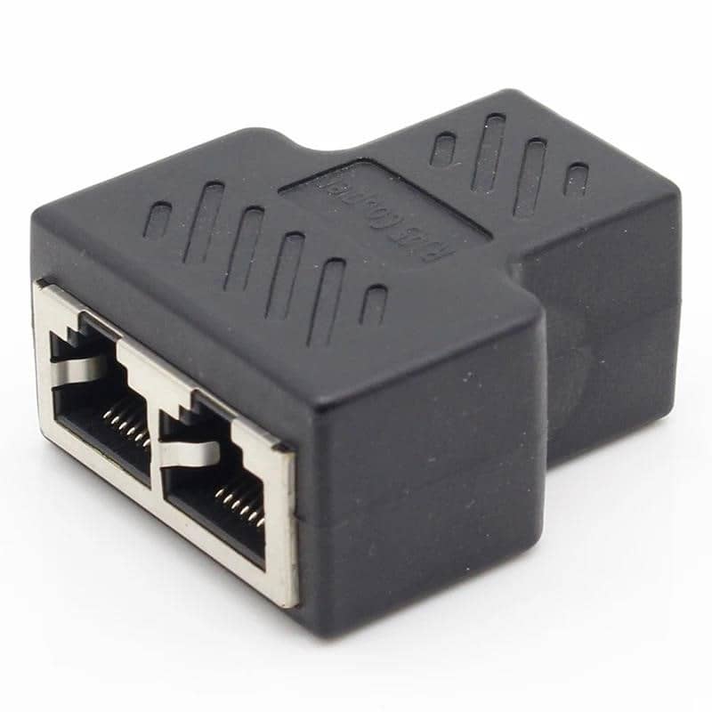 1 бр. 1 до 2 начина RJ45 LAN Ethernet мрежов кабел Адаптер за конектор ...