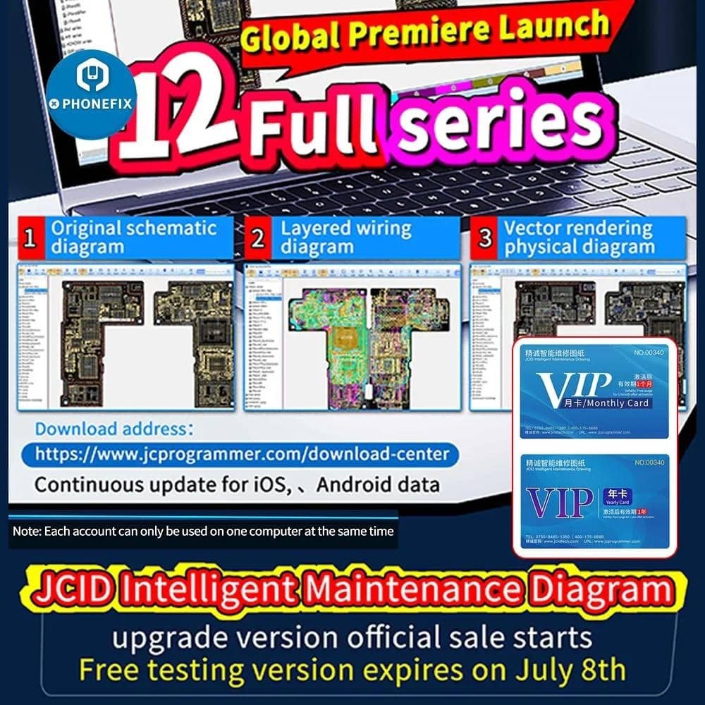 Cart Bitmap JC-ID интелигентно рисуване Схематична диаграма Bitmap за iPhone ipad ...