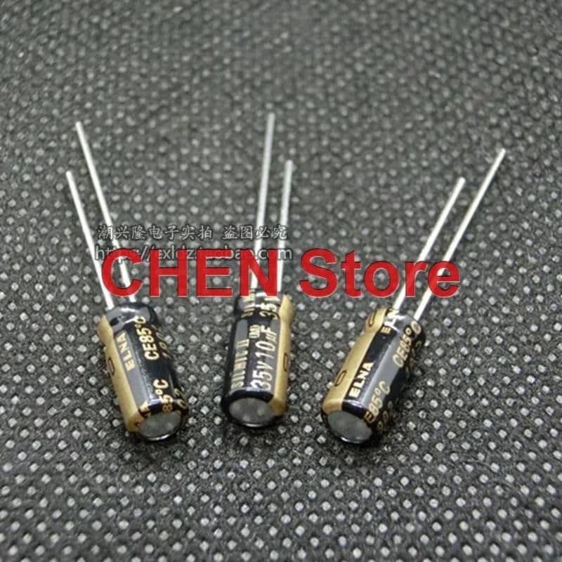 Produktbild von ELNA SILMIC II Audio-Kondensator 10uF 25V – 10 Stück, 5x11mm, Für HiFi & Verstärker