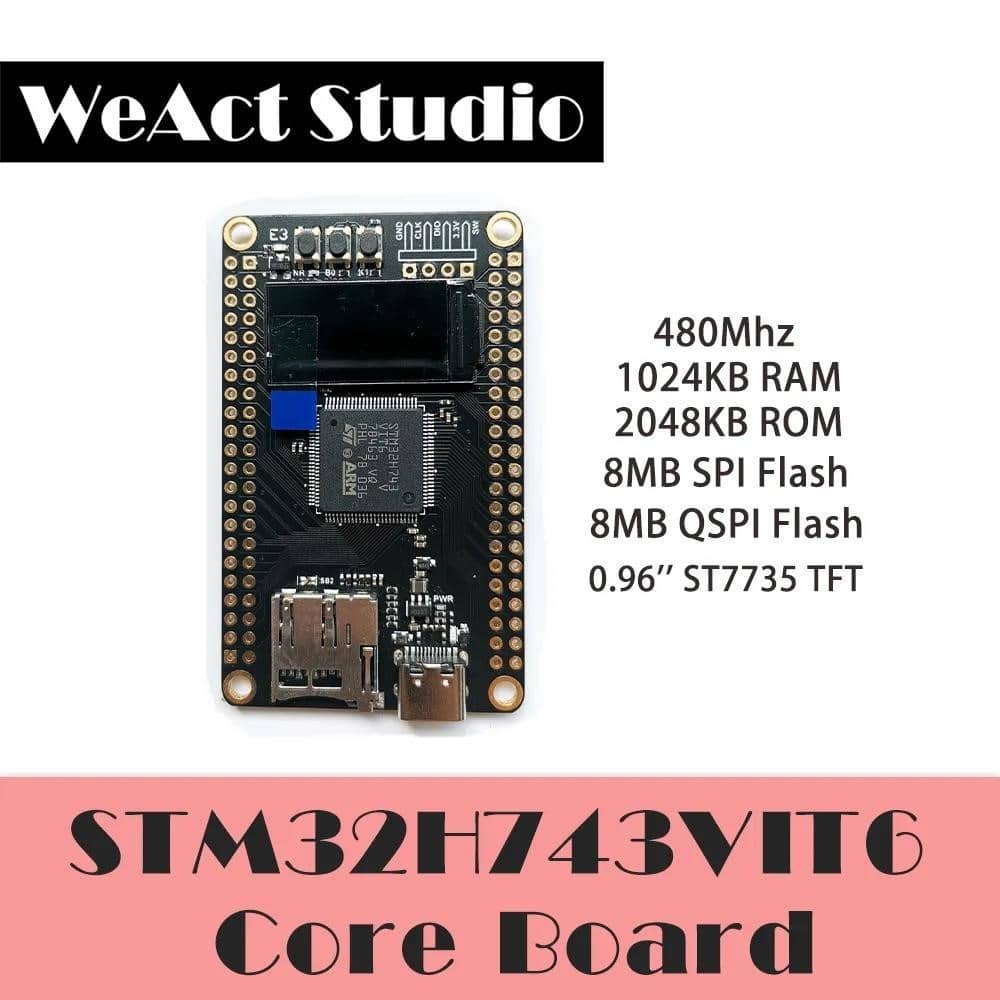 WeAct STM32H7 STM32H743 STM32H743VIT6 STM32 Board 2M Flash 1M RAM ...