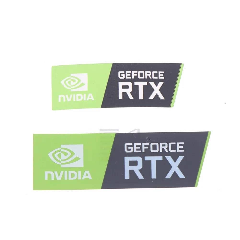 NVIDIA GTX RTX GEFORCE Стикер Етикет на лаптоп Етикет на графична карта ...