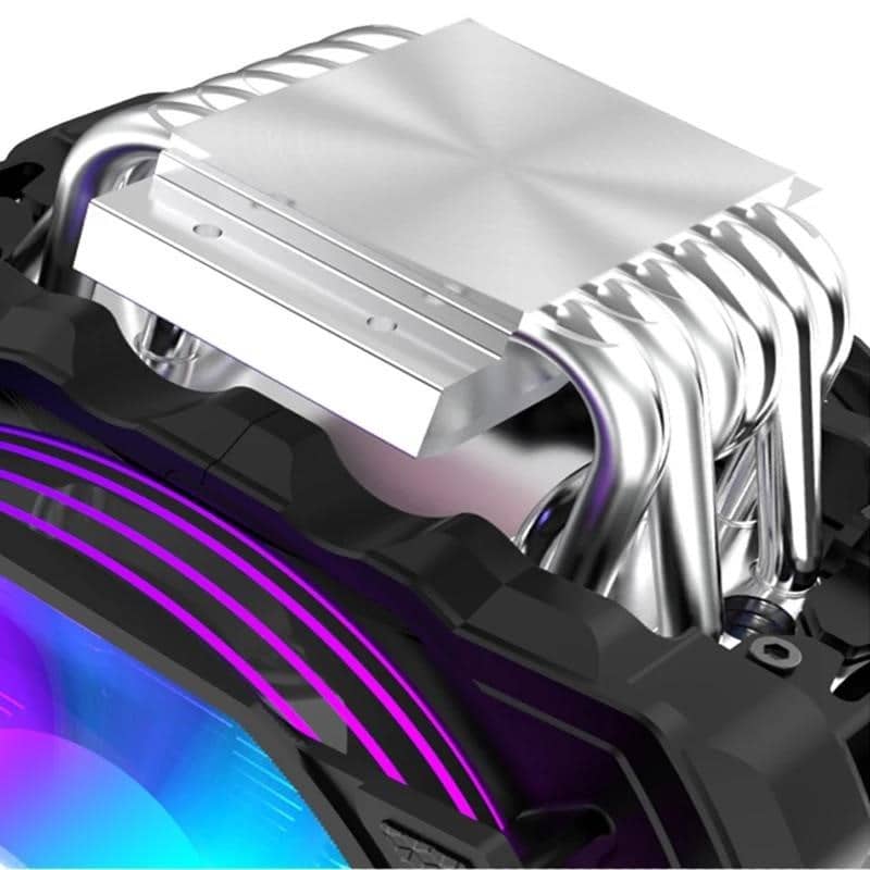ALSEYE CPU Cooler ARGB 120 mm PWM 6 Heat-Pipe за Intel LGA1700 Горен ...